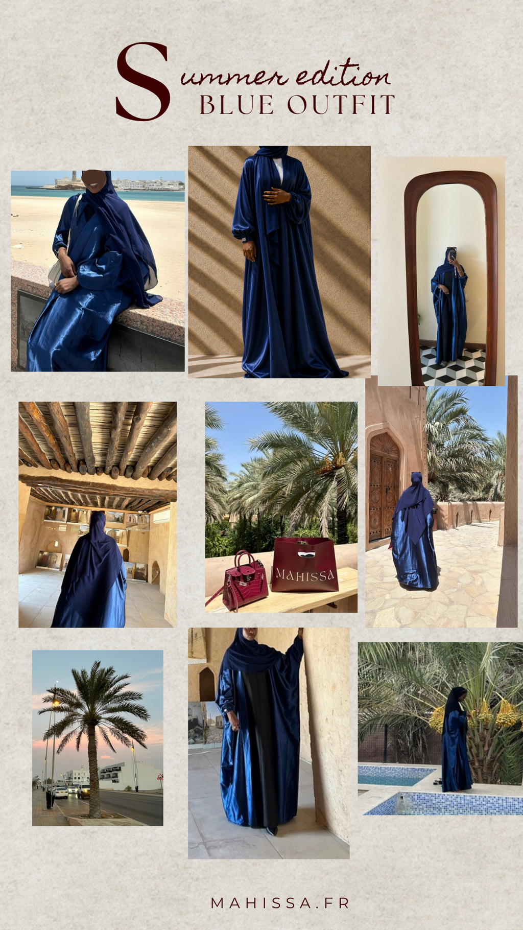 MAYRAH PARIS - Bleu + ROBE